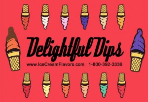 Ice cream flavors flavor dips